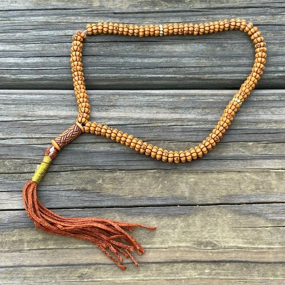 Tasbeeh Prayer Beads Islamic Religious Beads Brown Tan Plastic Tasbeh Lot of 2 - Picture 5 of 11